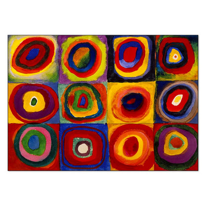 Quadro d’autore Kandinskij Color Study su tela