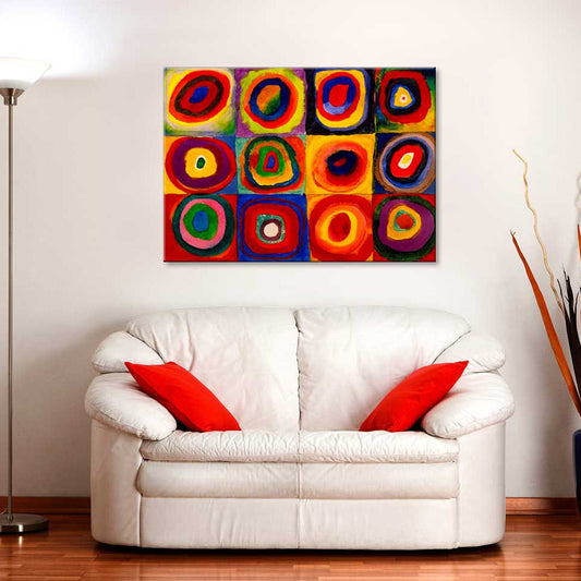 Quadro d’autore Kandinskij Color Study su tela