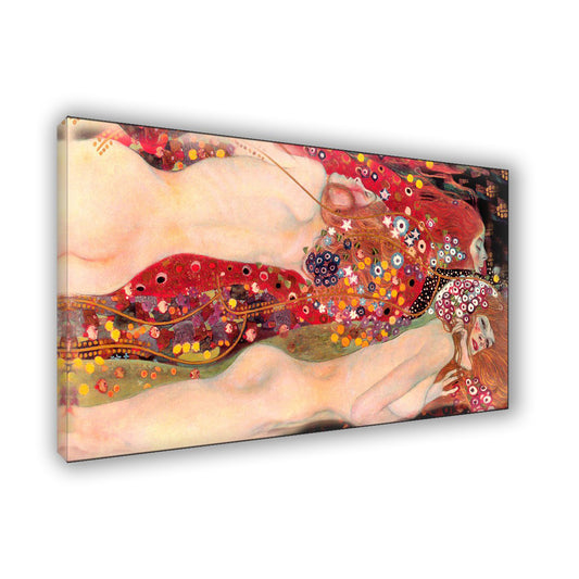 Quadro d’autore Klimt Serpenti d'Acqua II su tela