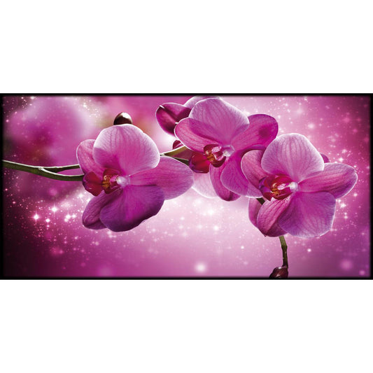 Quadro floreale Orchidee Fucsia su tela
