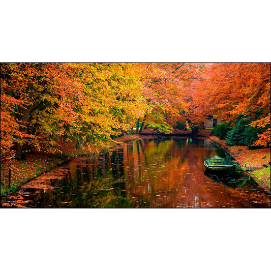 Quadro paesaggio Autunno su tela