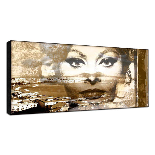 Quadro Sophia Loren su tela