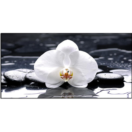 Quadro floreale Orchidea Bianca su tela