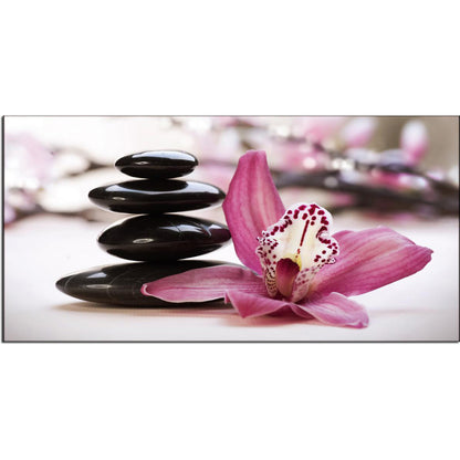 Quadro floreale Orchidea Violet su tela
