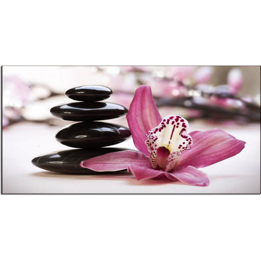 Quadro floreale Orchidea Violet su tela