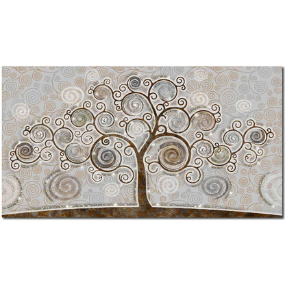 Quadro Albero della Vita su tela con glitter