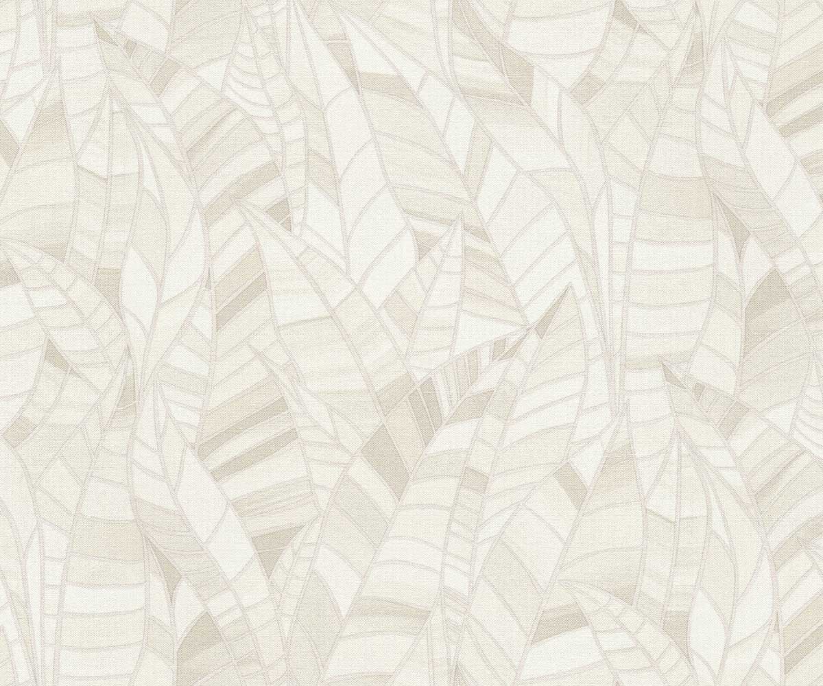 Carta da parati moderna Mosaic Leaves 3