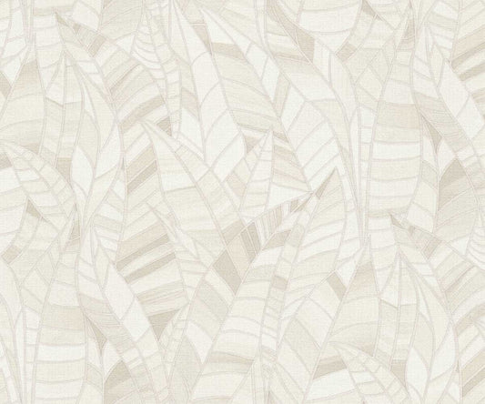 Carta da parati moderna Mosaic Leaves 3