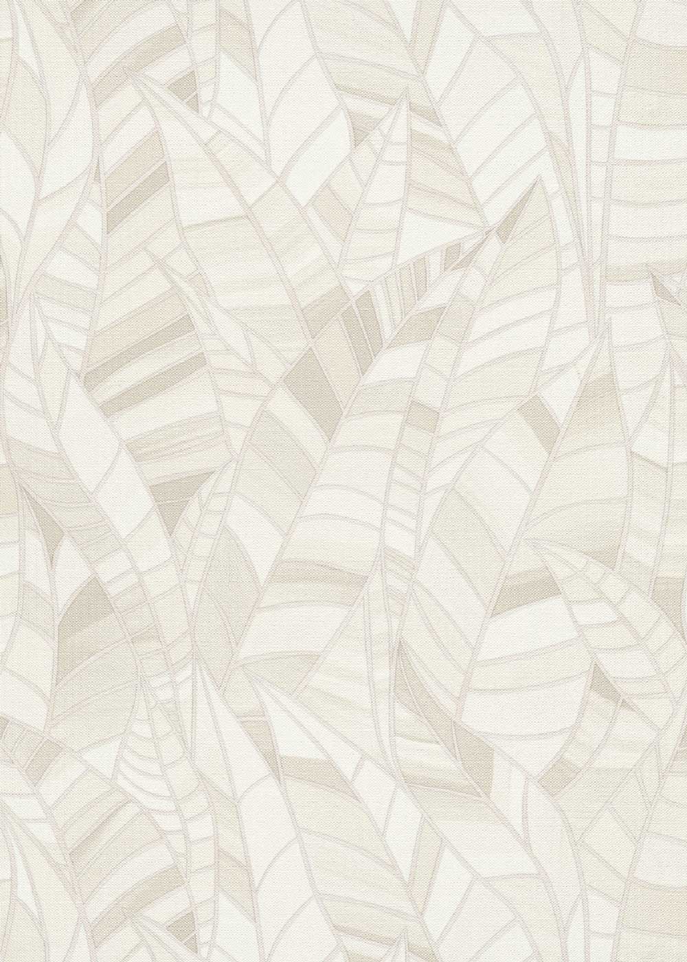 Carta da parati moderna Mosaic Leaves 3