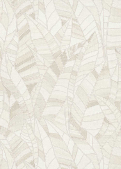 Carta da parati moderna Mosaic Leaves 3