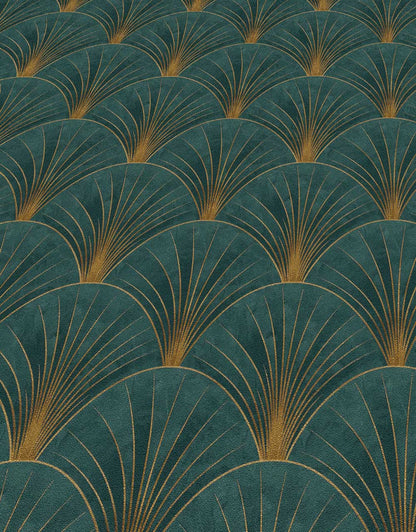 Carta da parati moderna Ventagli Art Deco 2