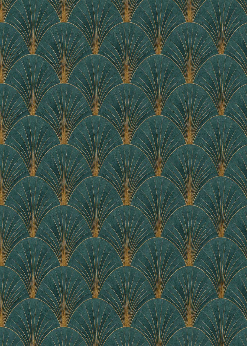 Carta da parati moderna Ventagli Art Deco 2