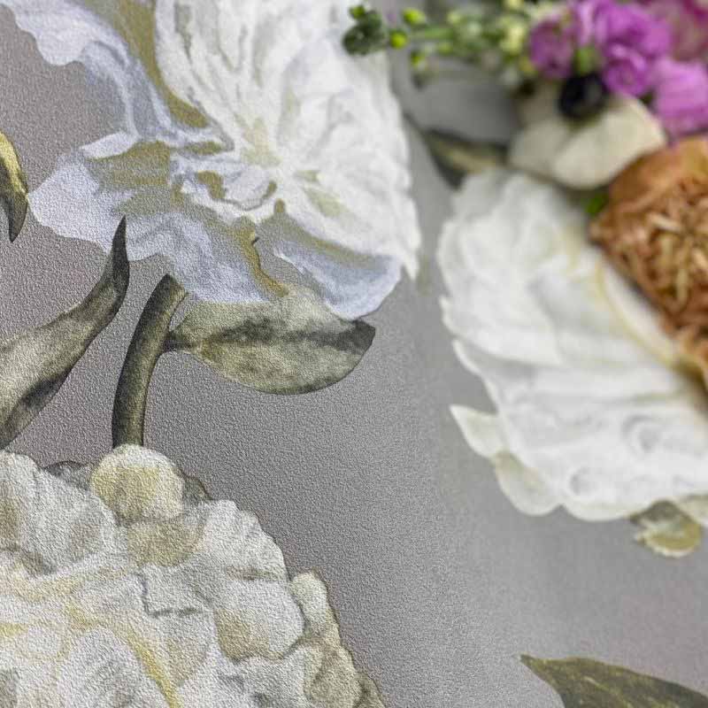 Carta da parati Fiori Peonie Bianche