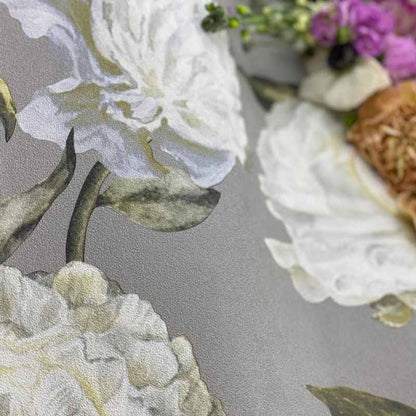 Carta da parati Fiori Peonie Bianche