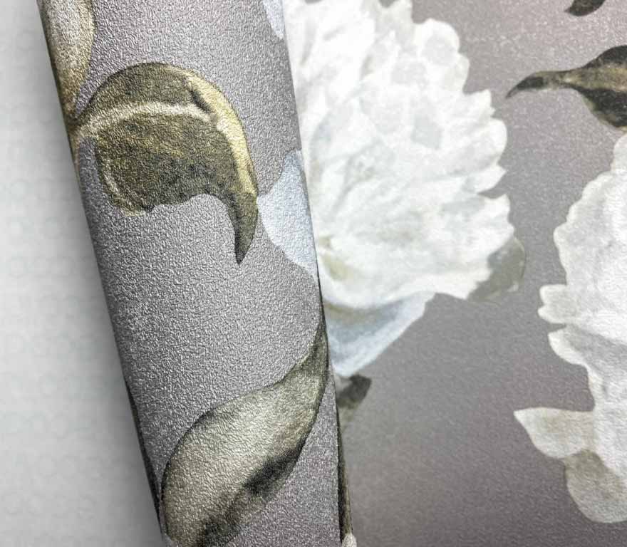 Carta da parati Fiori Peonie Bianche