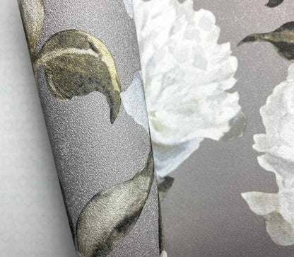 Carta da parati Fiori Peonie Bianche