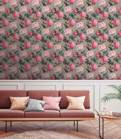 Carta da parati Fiori Peonies
