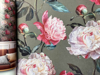 Carta da parati Fiori Peonies