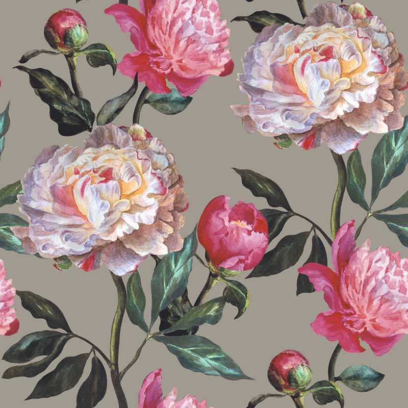 Carta da parati Fiori Peonies