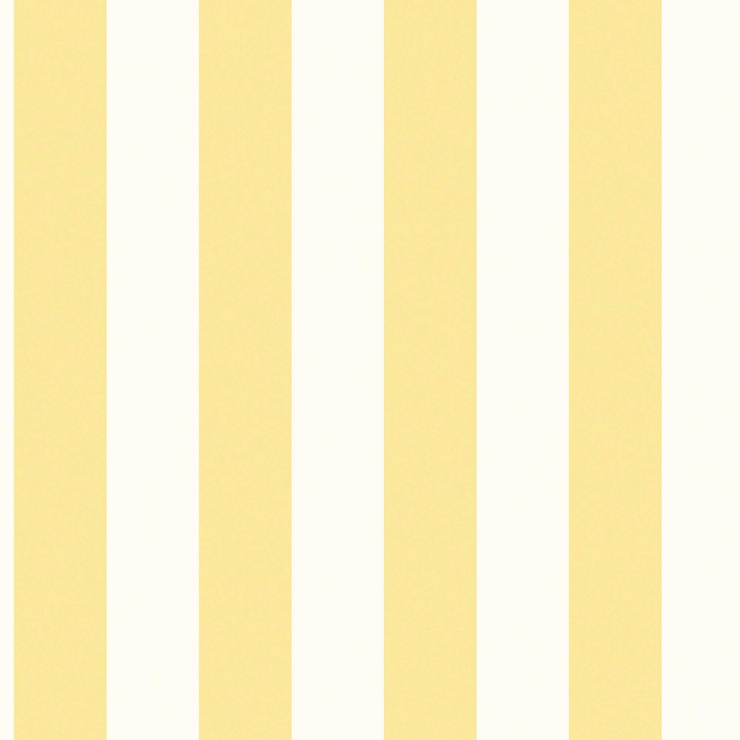Carta da parati a righe giallo e bianco in TNT