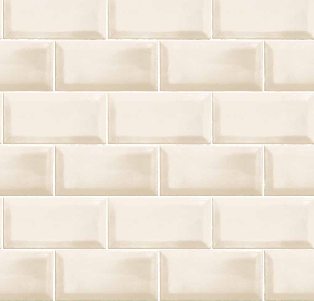Carta da parati Mattoni Moderni Beige