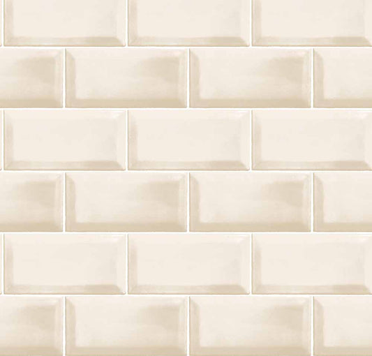 Carta da parati Mattoni Moderni Beige