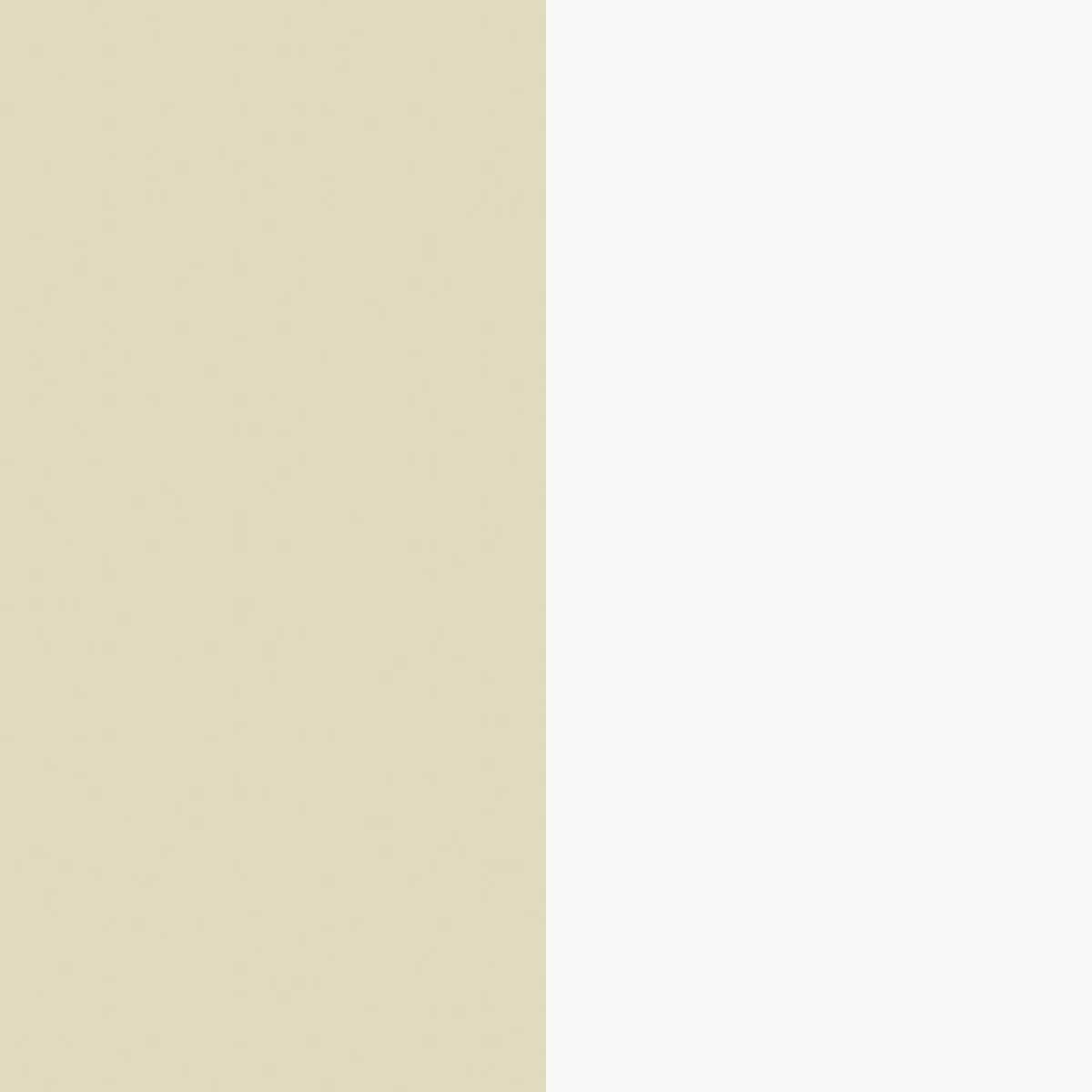 Carta da parati a righe grandi Beige e Bianco in TNT