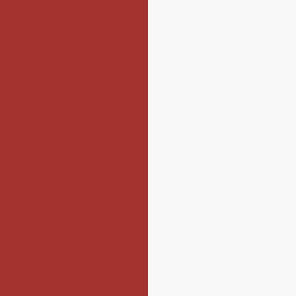 Carta da parati a righe grandi Rosso e Bianco in TNT