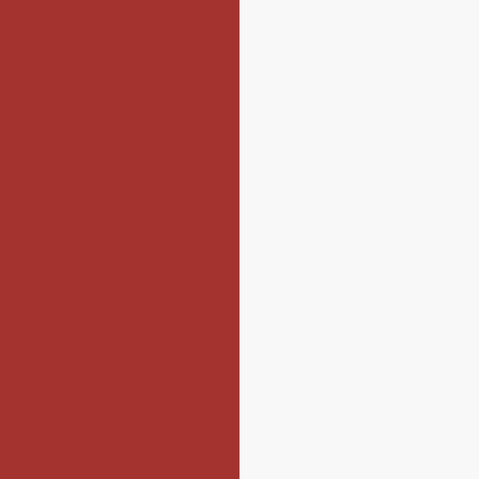 Carta da parati a righe grandi Rosso e Bianco in TNT