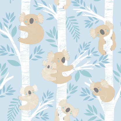 Carta da Parati Koala Blu