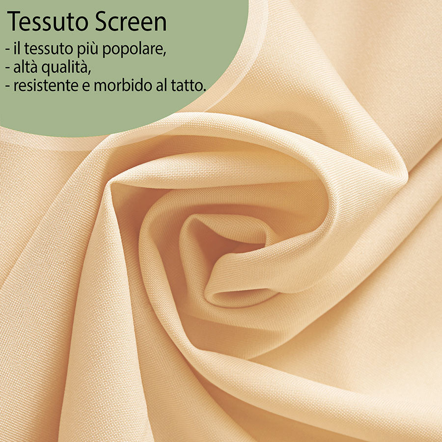 Tenda a pannello Beige semi-filtrante | pannello scorrevole