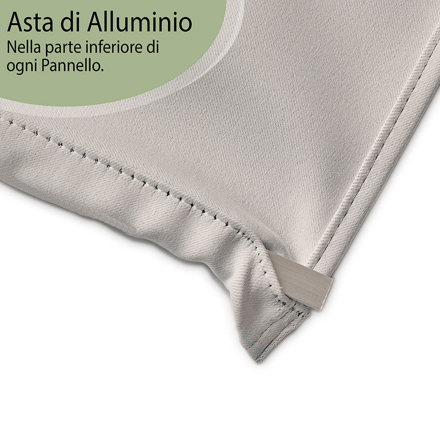 Tenda a pannello Bianco oscurante | pannello scorrevole