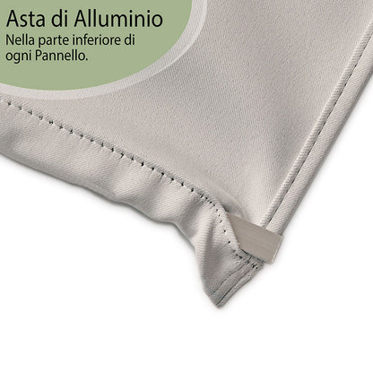 Tenda a pannello Bianco oscurante | pannello scorrevole