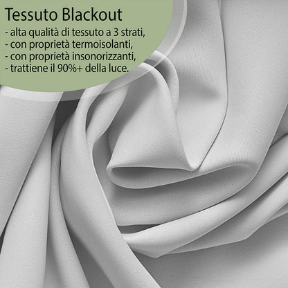 Tenda a pannello Bianco oscurante | pannello scorrevole
