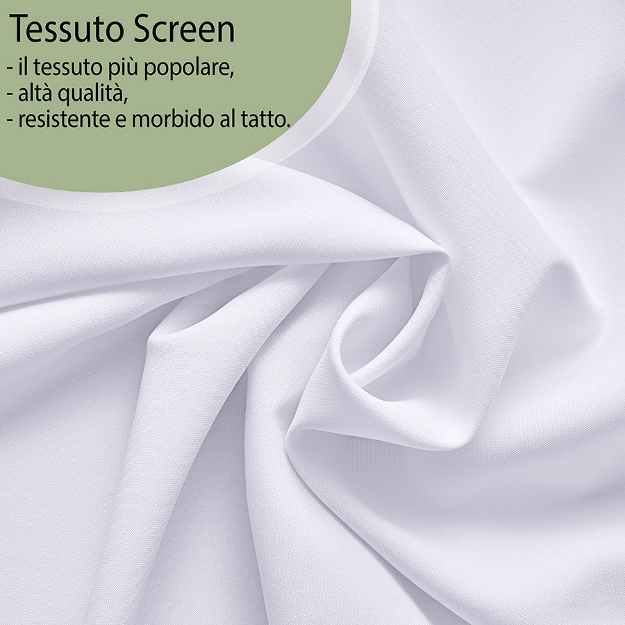 Tenda a pannello Bianco semi-filtrante | pannello scorrevole