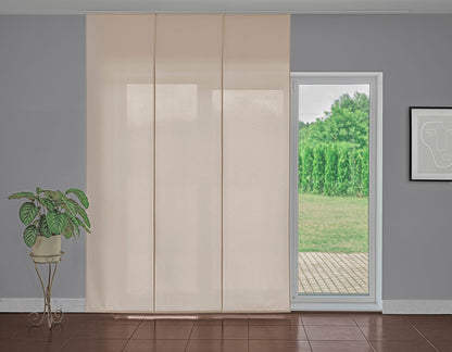 Tenda a pannello Beige semi-filtrante | pannello scorrevole