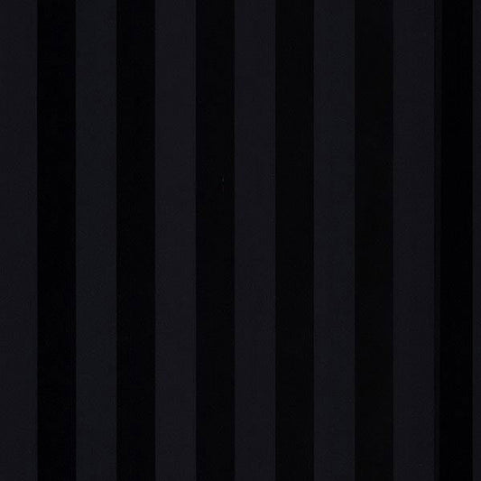 Carta da parati a righe Nero effetto seta