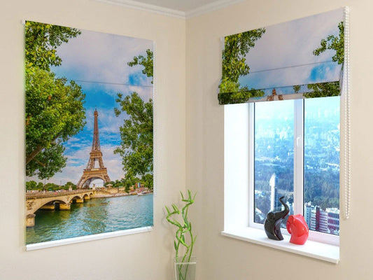 Tenda a pacchetto Parigi decorativa