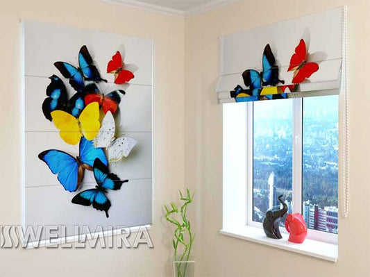 Tenda a pacchetto Farfalle decorativa