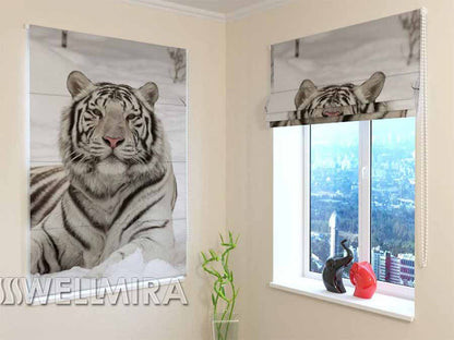 Tenda a pacchetto Tigre Bianca decorativa