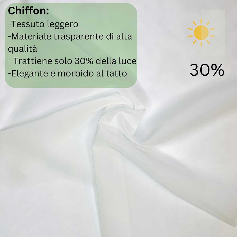 Tenda a pannello Bianco extra-filtrante | pannello scorrevole