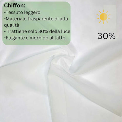 Tenda a pannello Bianco extra-filtrante | pannello scorrevole