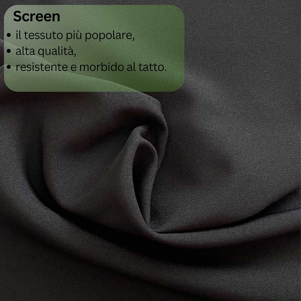 Tenda a pannello Nero semi-filtrante | pannello scorrevole