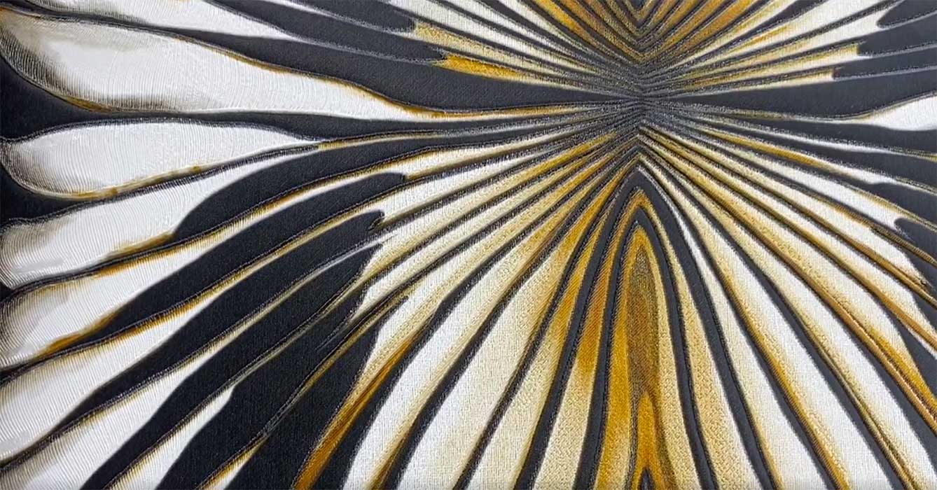 Carta da parati Roberto Cavalli Foglie Luxury 1