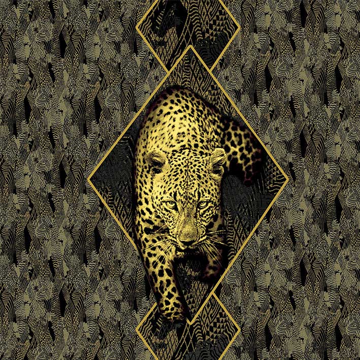 Pannello Leopard Gold | Roberto Cavalli 8