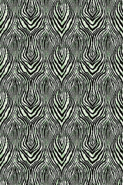 Pannello Africa Zebra Green | Roberto Cavalli 9