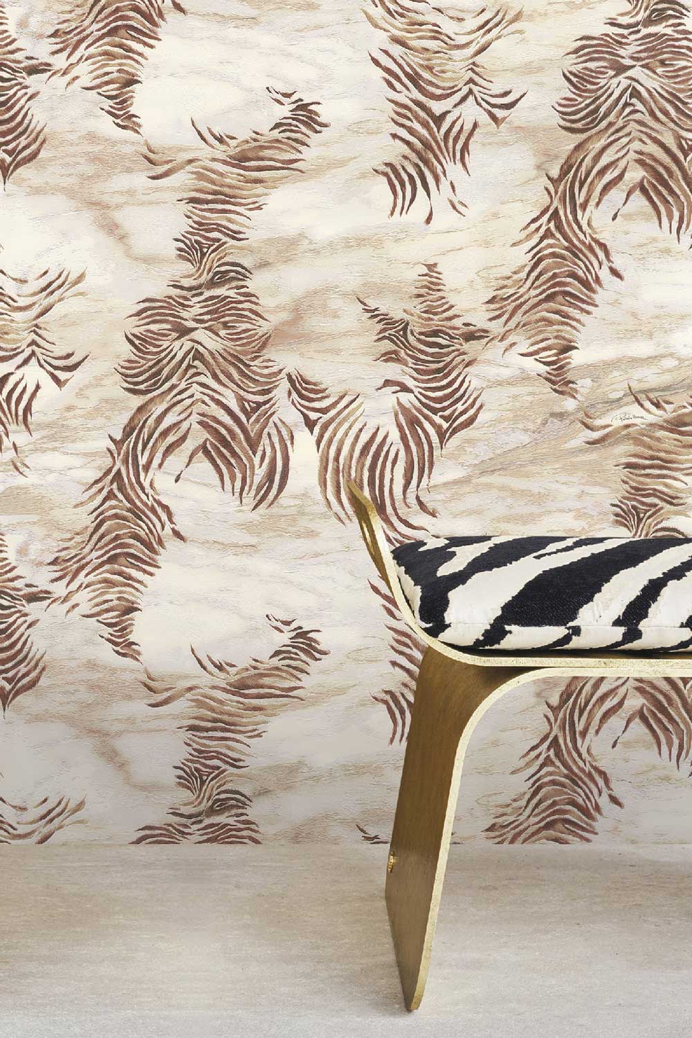Carta da parati Roberto Cavalli Animalier 06 in TNT luxury