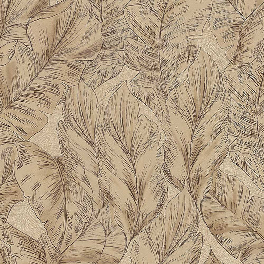 Carta da parati Roberto Cavalli Leaves Luxury 01