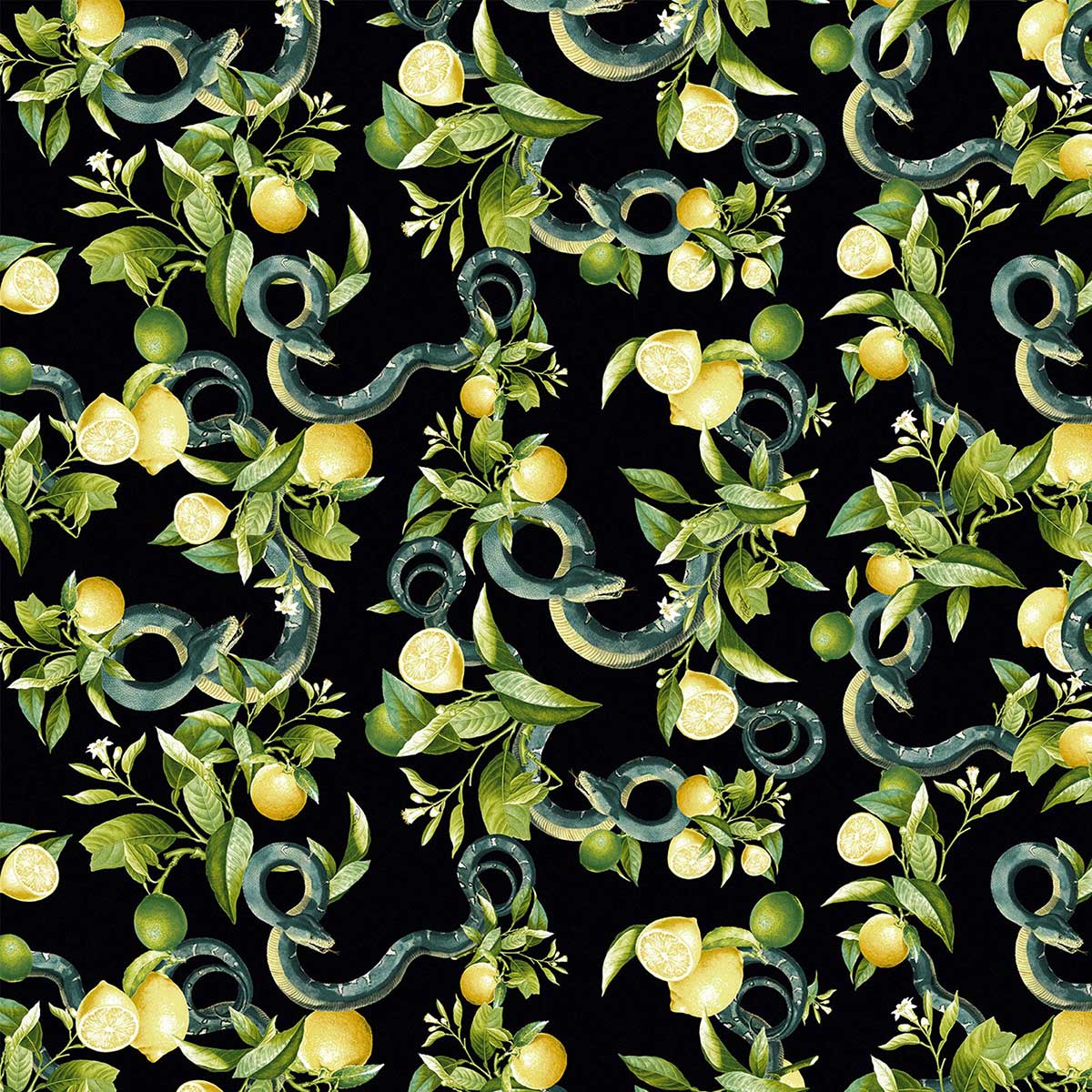 Pannello Lemon Black | Roberto Cavalli 9