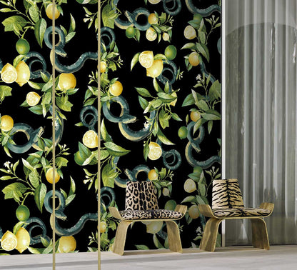 Pannello Lemon Black | Roberto Cavalli 9